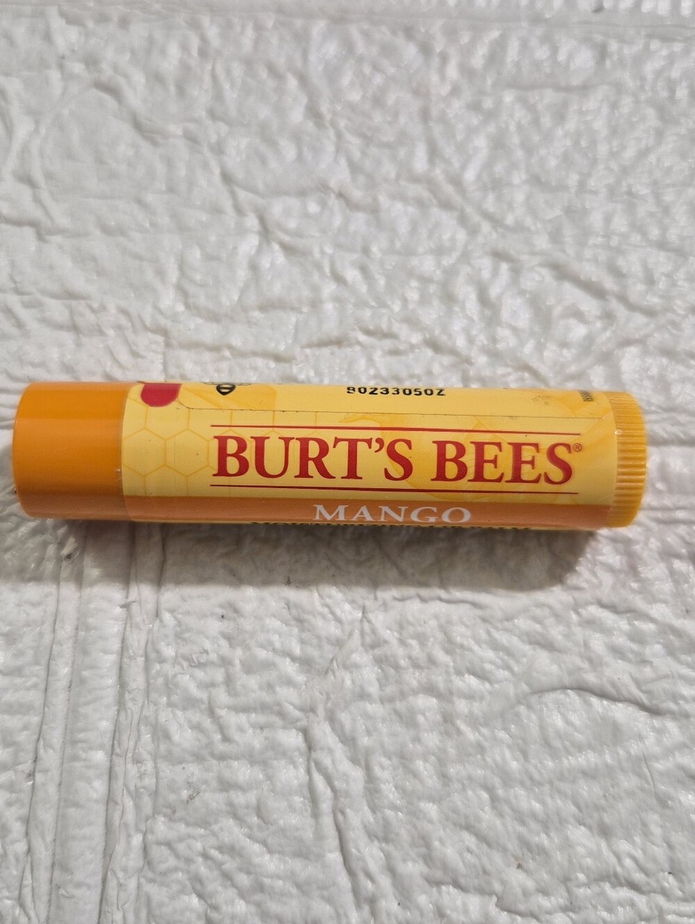 Burt's Bees Mango Lip Balm Solid Stick Balm Yellow Mango Scent